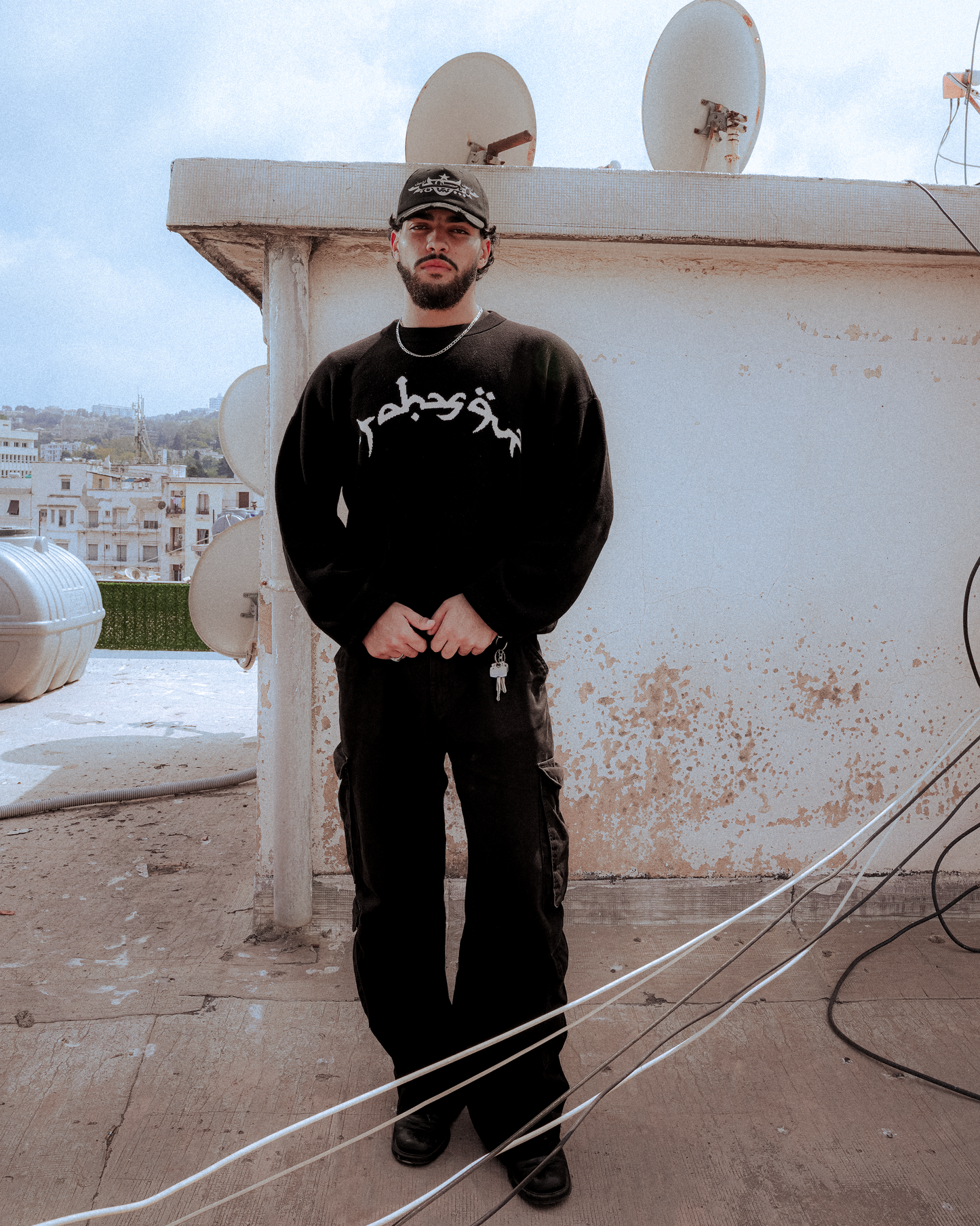 ARABESQUE BLACK KNIT