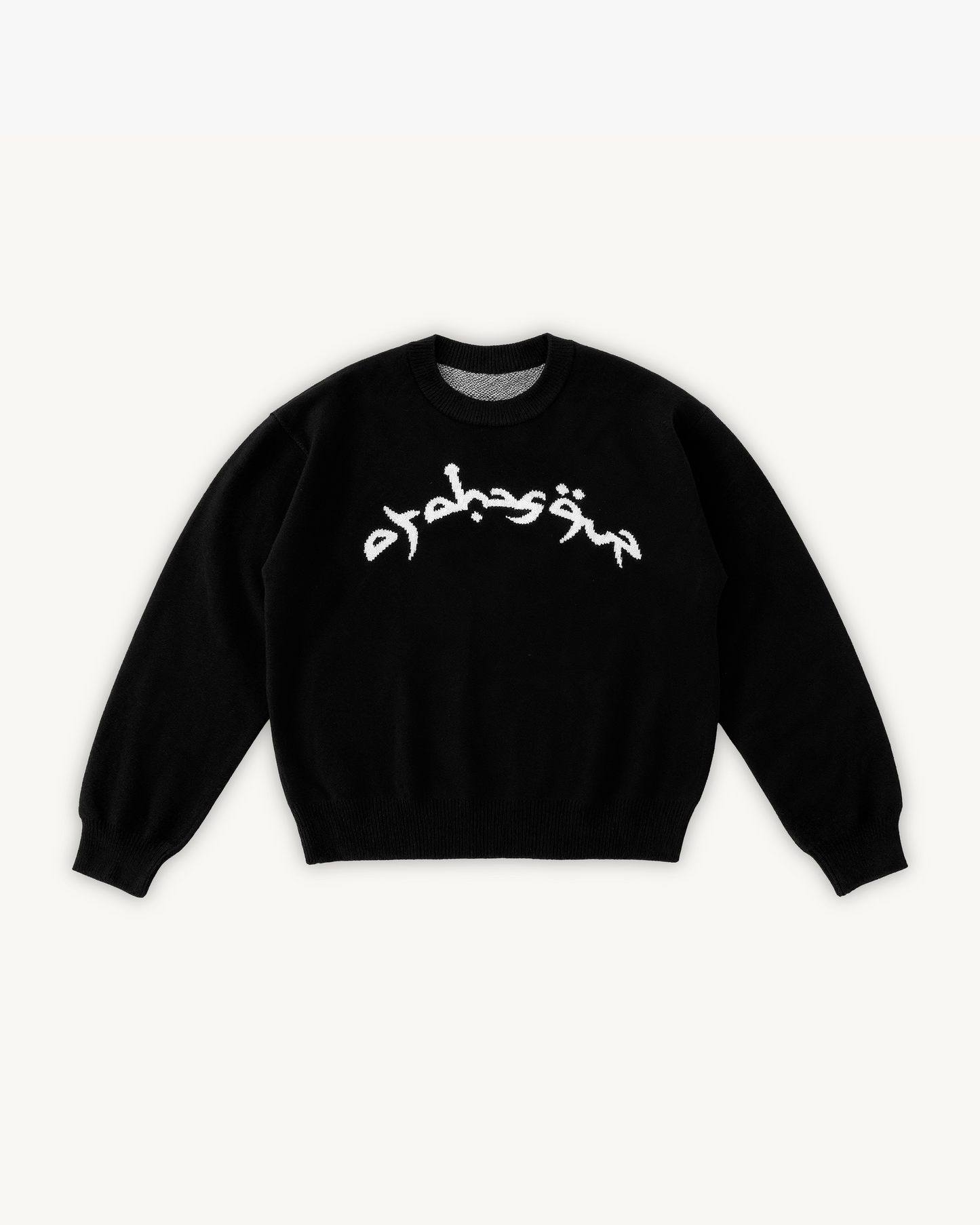 ARABESQUE BLACK KNIT